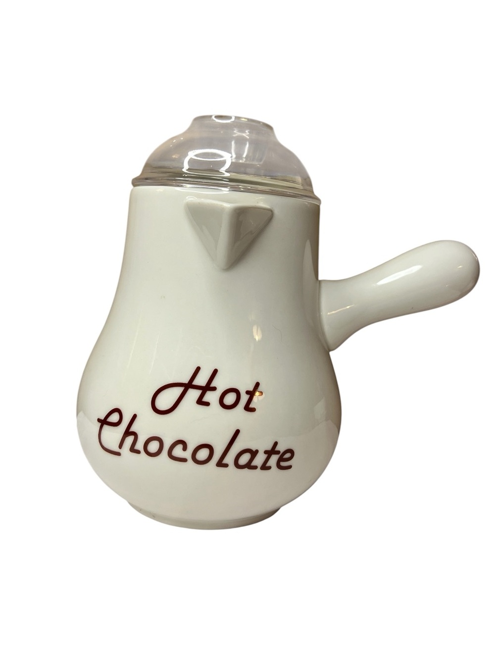 Williams Sonoma Hot Chocolate Maker Bonjour Ceramic Pot Pitcher Gourmet
